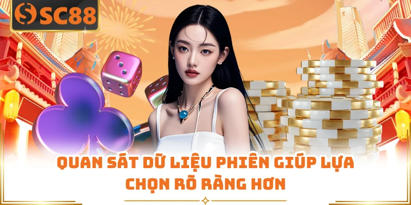 Quan sát dữ liệu phiên giúp lựa chọn rõ ràng hơn